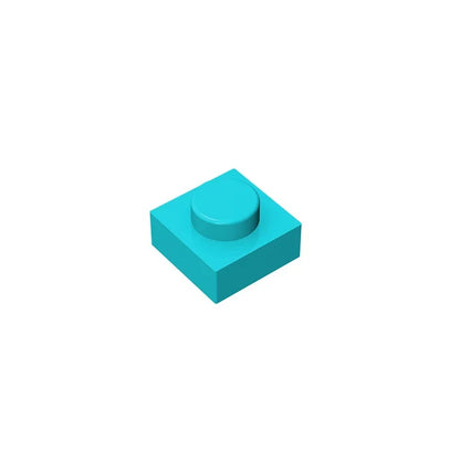 Gobricks GDS-501 Plate 1 x 1 | Compatible Building Block for Creative Builds