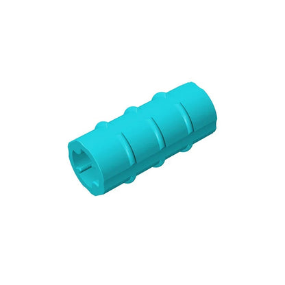 Gobricks Cross Axle Extension M 3 Ribs | Compatible Technical Building Block Connector