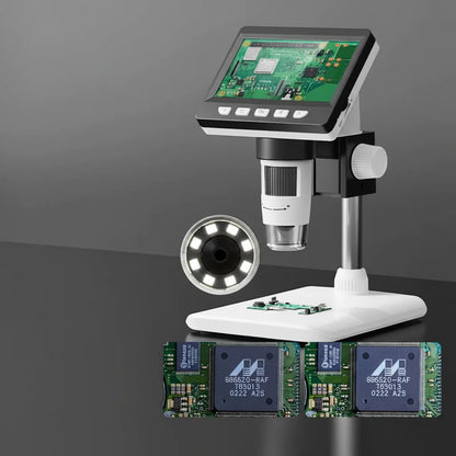 4.3 Inch IPS USB Digital Microscope 1000X Coin Soldering Repair Camera