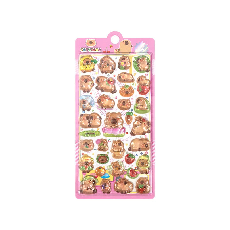 3D Food Stamping Seal Sticker | Japanese Anime Decorative Craft Stickers for Kids