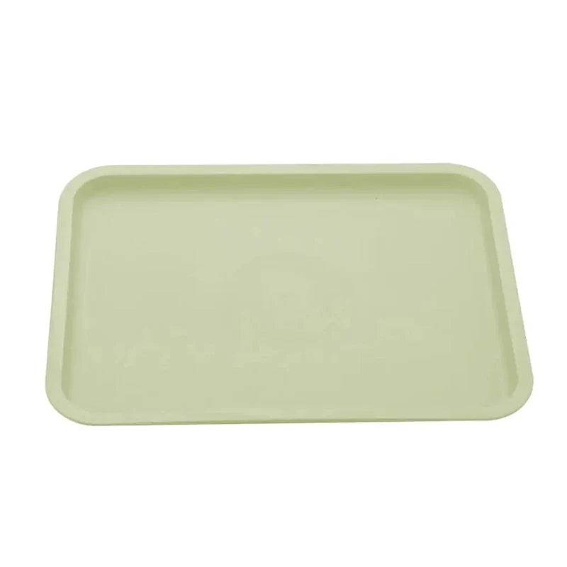 Rectangular Plastic Pallet Tray | Nordic Multi-Color Serving Tray for Food, Bread, Fruit, and Dessert