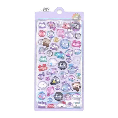3D Food Stamping Seal Sticker | Japanese Anime Decorative Craft Stickers for Kids