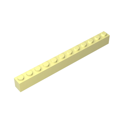 Gobricks GDS-538 Brick 1 x 12 | Compatible Building Block Pieces for DIY Construction