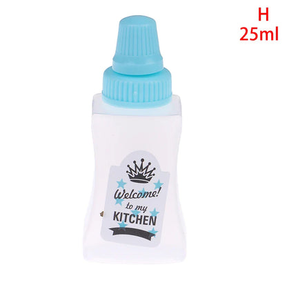 Mini Sauce Bottle Set | Portable Ketchup and Dressing Containers for Bento