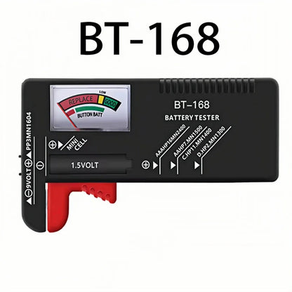 Digital Battery Capacity Tester | BT-168 PRO BT-168D Voltage Meter for AA AAA C D 9V Cells