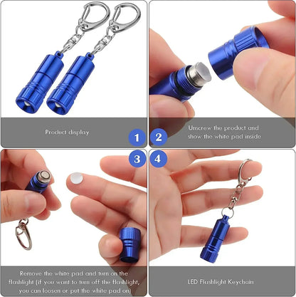 Mini LED Flashlight Keychain | Pocket-Sized Emergency Light