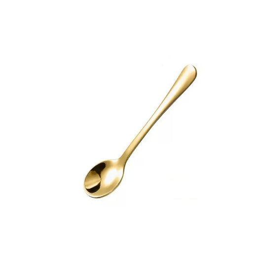 Petite cuillère portable en acier inoxydable | Ensemble de 10 mini cuillères à café