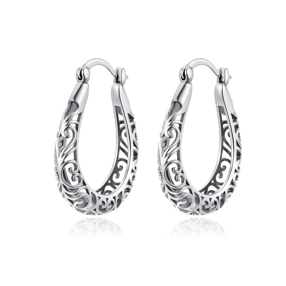 2026 New 925 Silver Elephant Cherry Blossom Butterfly Heart Earrings | Fine Jewelry for Women
