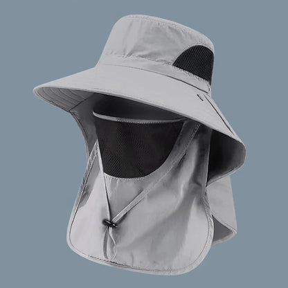 UV Protection Sun Hat | Outdoor Fishing and Hiking Cap with Neck Flap