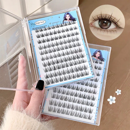 Gege Bear Glue-Free DIY False Eyelashes | Long, Thick & Natural Solar System Lashes