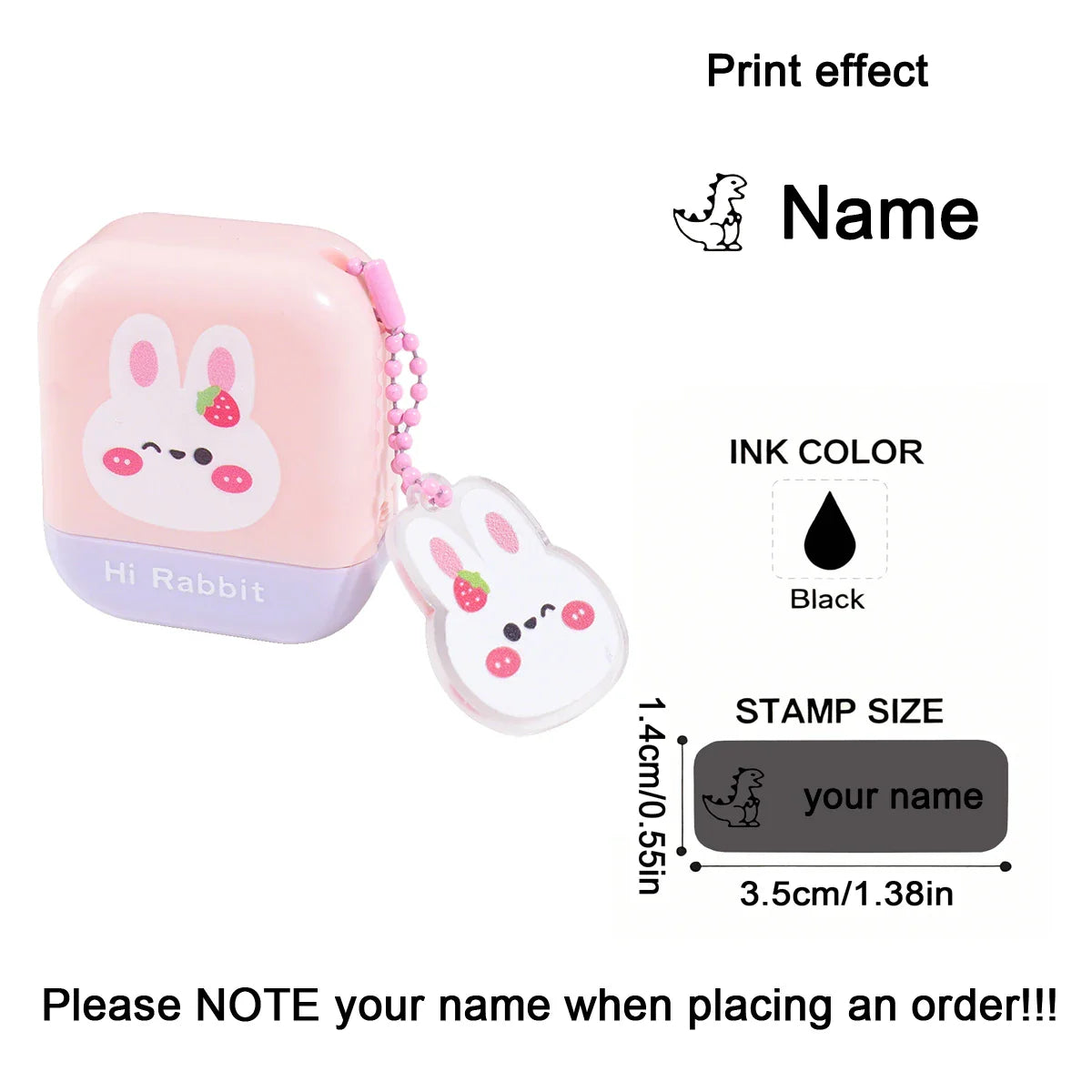 Custom Name Stamp for Clothes and School Uniforms | Personalized Belongings Marker