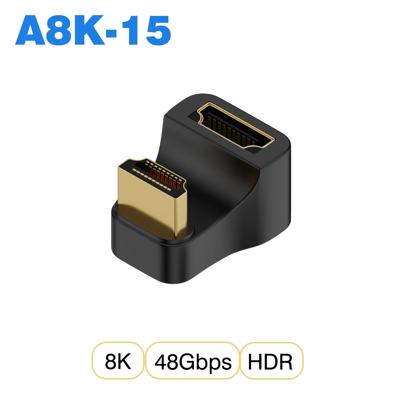 HDMI-Compatible Adapter | Mini and Micro HDMI to HDMI 2.1 Converter 48Gbps 8K60Hz 4K120Hz