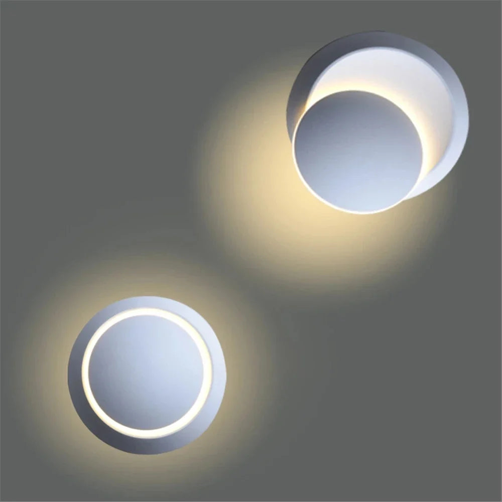Rotatable LED Wall Light – Modern Aluminum Indoor Lamp for Bedroom & Living Room