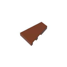 Gobricks GDS-M540 Tile Special 2 x 3 Pentagonal (right) | Compatible Building Block Piece