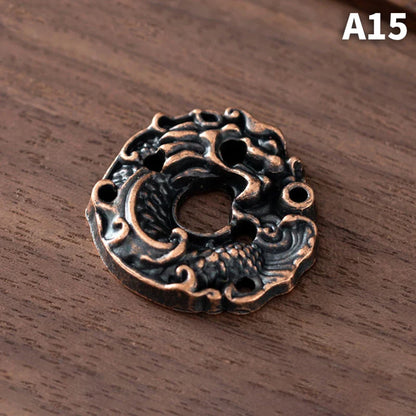 Dragon Turtle Incense Holder | Brass Alloy Incense Burner with Snail Sculpture