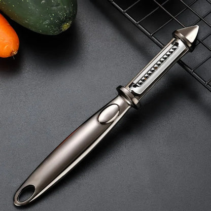 3 In 1 Fruit And Vegetable Peeler Kitchen Gadget Potato Carrot Slicer Alloy Sharp Grater Multifunctional  Kitchen Accessories