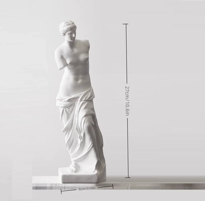 Estatua de mitología griega de resina, Estatua de Venus de Milo, Escultura de Afrodita, Estatuilla de diosa, decoración artís