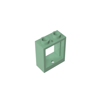 Gobricks GDS-783 Frame 1x2x2 Window | Compatible Building Block for DIY Projects