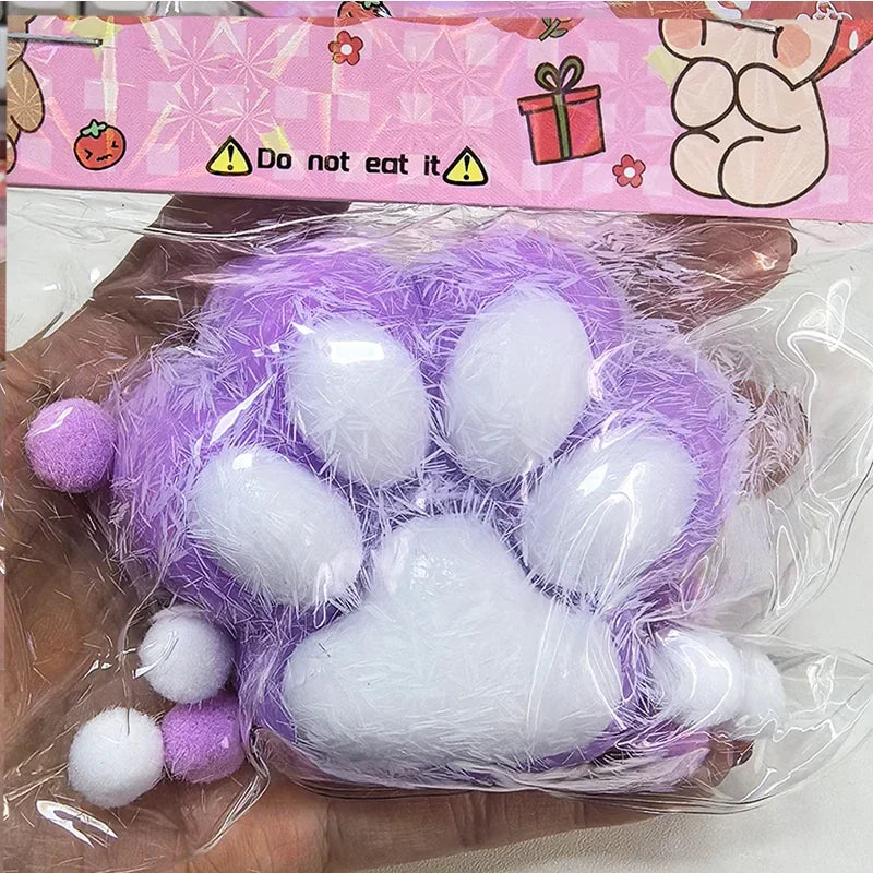 Squeeze Cat Paw Toy | Cute Stress Relief Squishy Toy for Kids and Adults