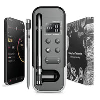 Smart Bluetooth BBQ Meat Thermometer Wireless Probe Grill Oven Alarm