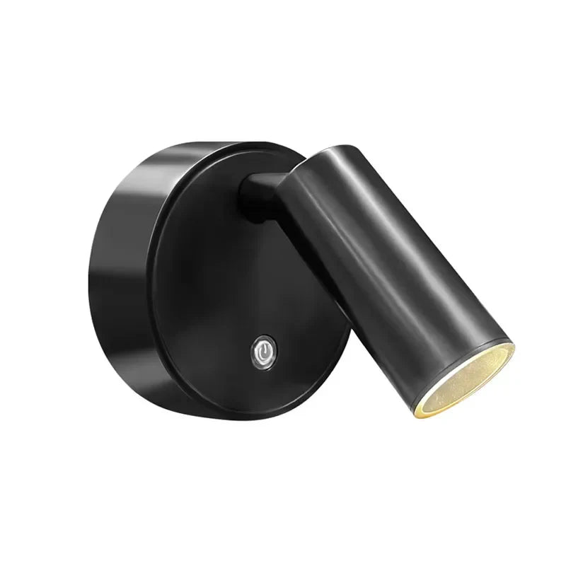Lámpara de pared LED magnética recargable táctil regulable sin cables para mesita de noche