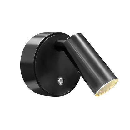 Lámpara de pared LED magnética recargable táctil regulable sin cables para mesita de noche