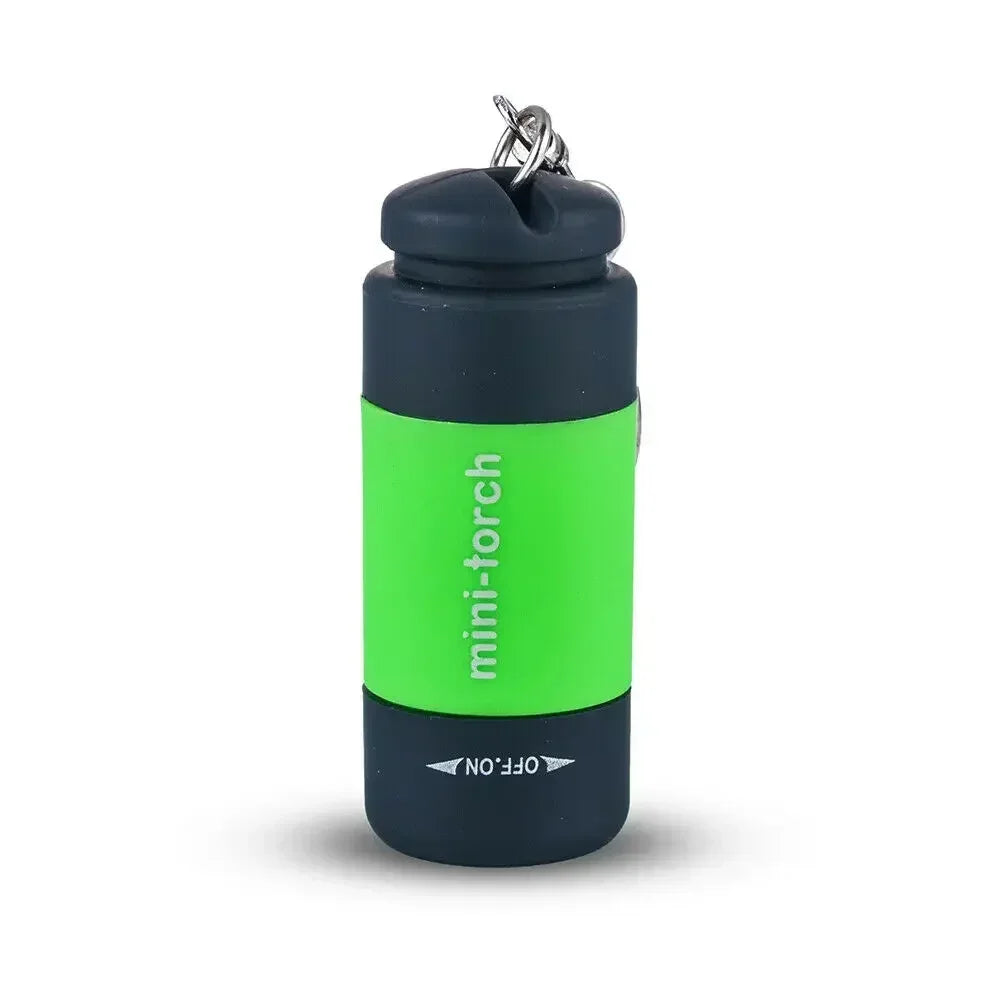 Portable Mini Flashlight Keychain Light | USB Rechargeable LED Keychain Torch