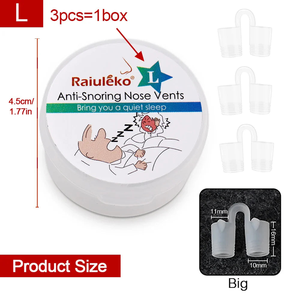 Anti Snoring Nasal Dilator | Nose Clip for Silent Sleep Aid
