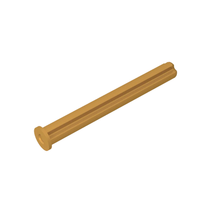 Gobricks GDS-908 Plate 2 x 4 Technical, Axle 5 with Stop | Building Block for MOC and DIY