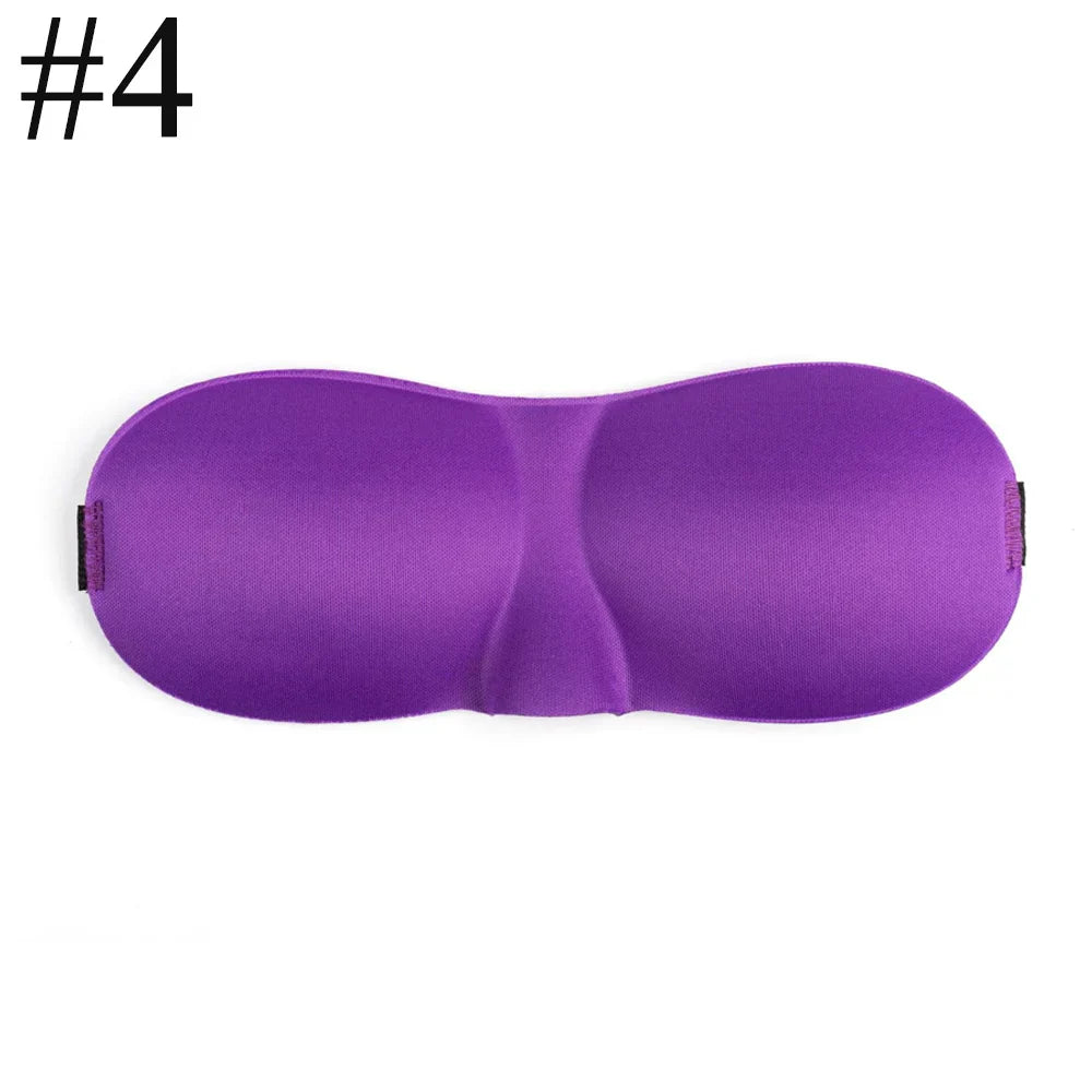 3D Contoured Sleep Eye Mask | Light Blocking Blindfold for Deep Sleep