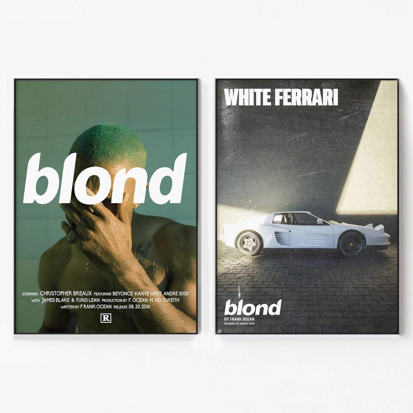 Modern Blond Frank Ocean Hypebeast Rap Fashion Álbum Arte de Pared Lienzo Pintura Pósteres Para Sala de Estar Decoración del Hogar