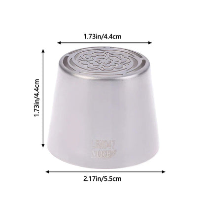 1Pc Stainless Steel Russian Piping Tip | Christmas Cake Icing Nozzle for Cupcake Decorating
