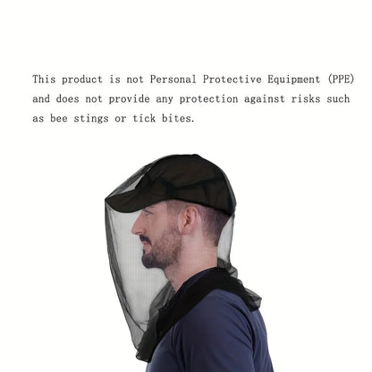 Mosquito Net with Face Mask | Insect Protection for Fishing and Hunting