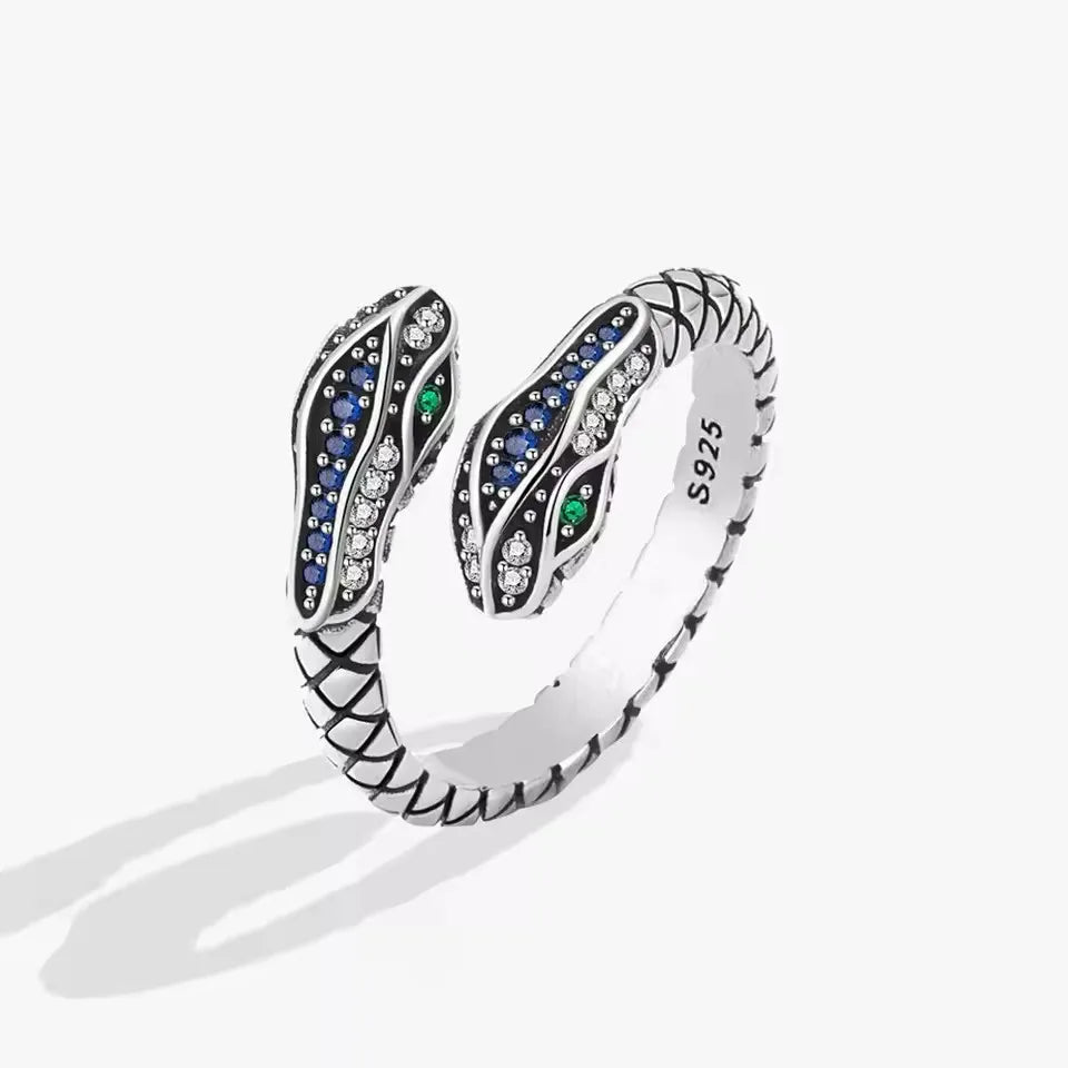 VENTFILLE 925 Sterling Silver Flower Ring | Hollow Out Retro Jewelry for Women