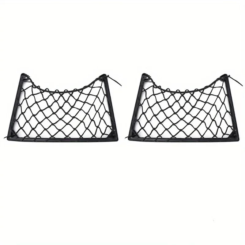 1 étagère de rangement grand format en filet élastique – Filet organisateur de magazines de voiture pour véhicules, camping-cars et bateaux