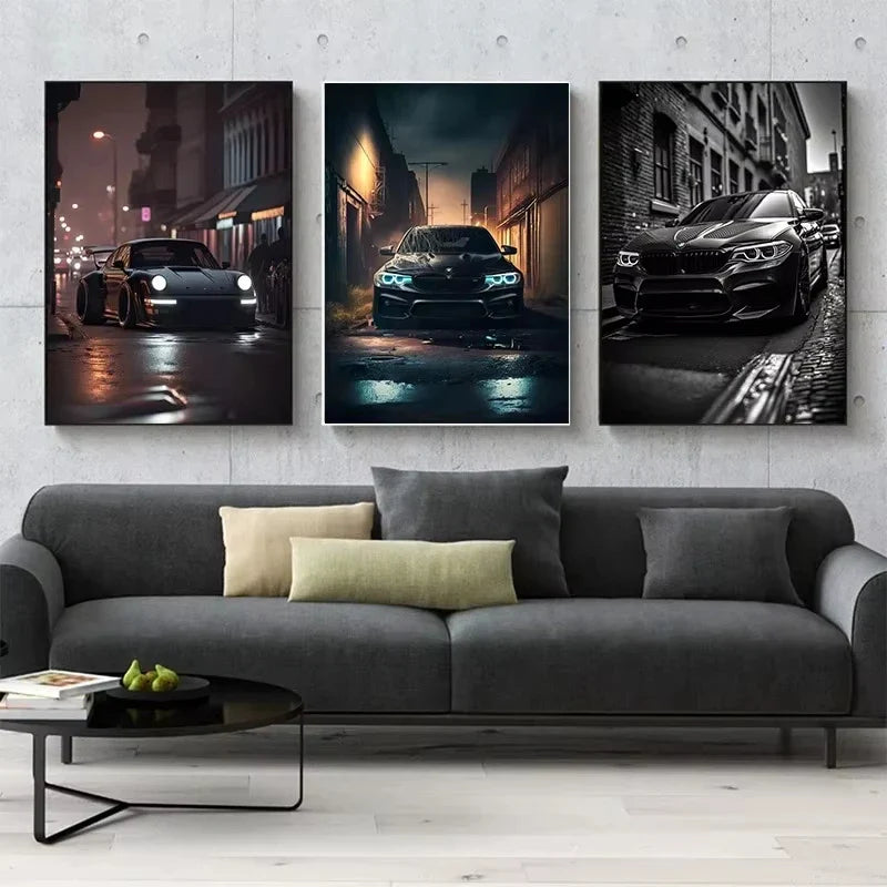 Peinture Moderne Voitures E30 M3 Affiche et Impressions sur Toile Photos Murales pour la Décoration Intérieure Salon