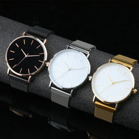 RUNERR Ultra Thin Quartz Watch | Minimalist Business Casual Mesh Strap