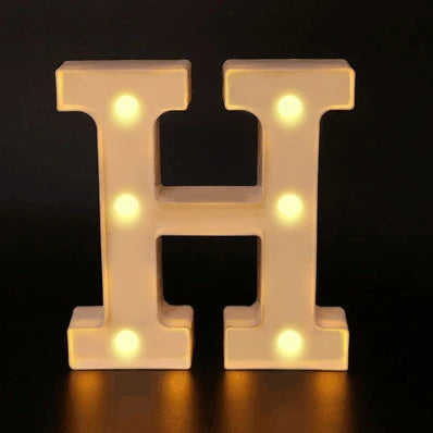 16cm Letter LED Night Light | Alphabet Luminous Decorative Lamp for Party