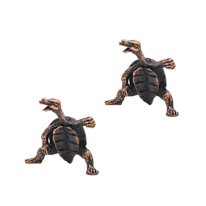 Antique Alloy Kung Fu Turtle Incense Holder | Home Decor Line Incense Burner