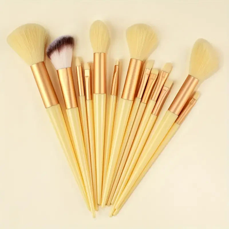 13-Piece Makeup Brush Set | Soft Fluffy Foundation Blush Highlighter Brush Kit