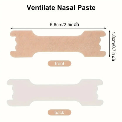 Anti-Snoring Nasal Strips 100 Pack | Breathable Adhesive Nose Strips for Snoring Relief