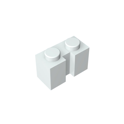 Gobricks GDS-798 Brick 1x2 with Groove | Compatible Building Block for DIY Sets