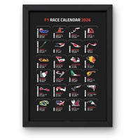 Lap Legends 2025 Racing Program Print Unframed Wall Art Decor Ideal Gift for Formula 1 F1 Fans