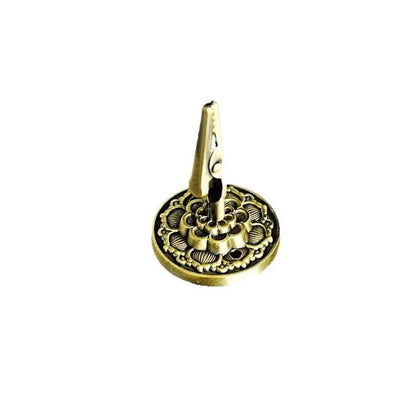 Mini Lotus Flower Incense Burner | Incense Coil Holder and Stick Holder for Home Decor
