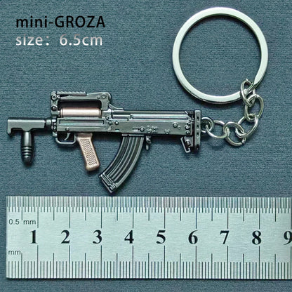 Mini Keychain Pendant 98k Alloy Gun Model | PUBG Battlefield Gift for Men