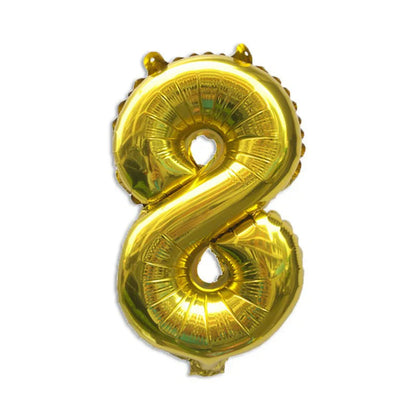 32 Inch Gold Foil Number Balloons 0-9 | Birthday Party Decorations