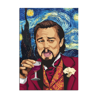 Toile murale abstraite classique Graffiti créatifs Le Grand Gatsby Impression sur toile Poster Salon Chambre Peinture décorative