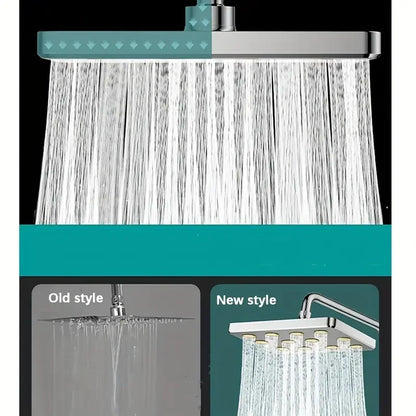10" Large Overhead Shower Head Pressurized Anti-Block Universal Bathroom Hotel