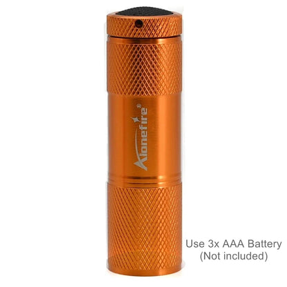 Alonefire 9 LED Mini Flashlight | Compact Portable Aluminum Torch