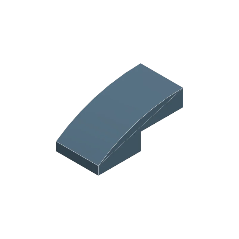 50pcs 11477 Slope Curved 2 x 1 Bricks Bulk | Modular Building Blocks for MOC